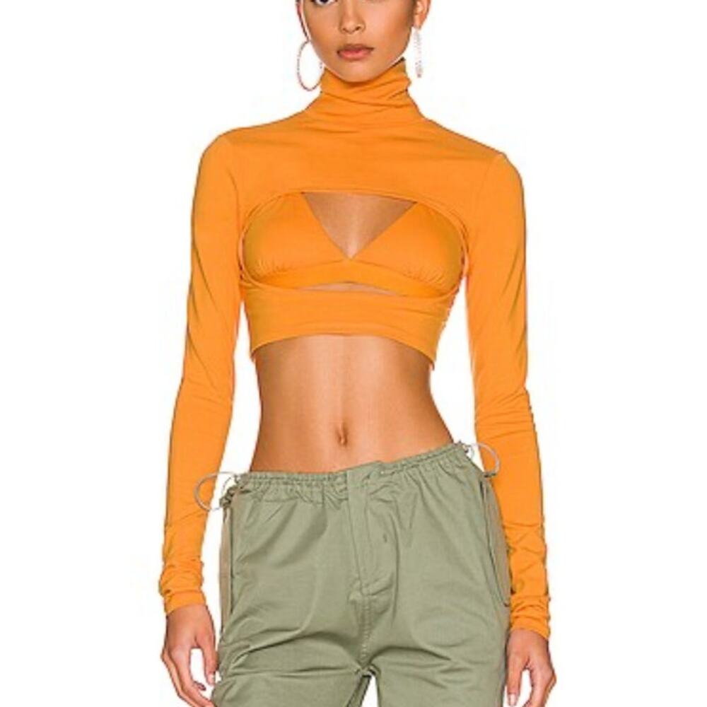 H:ours - Talie 2 Piece Top in Orange - Picture 9 of 9